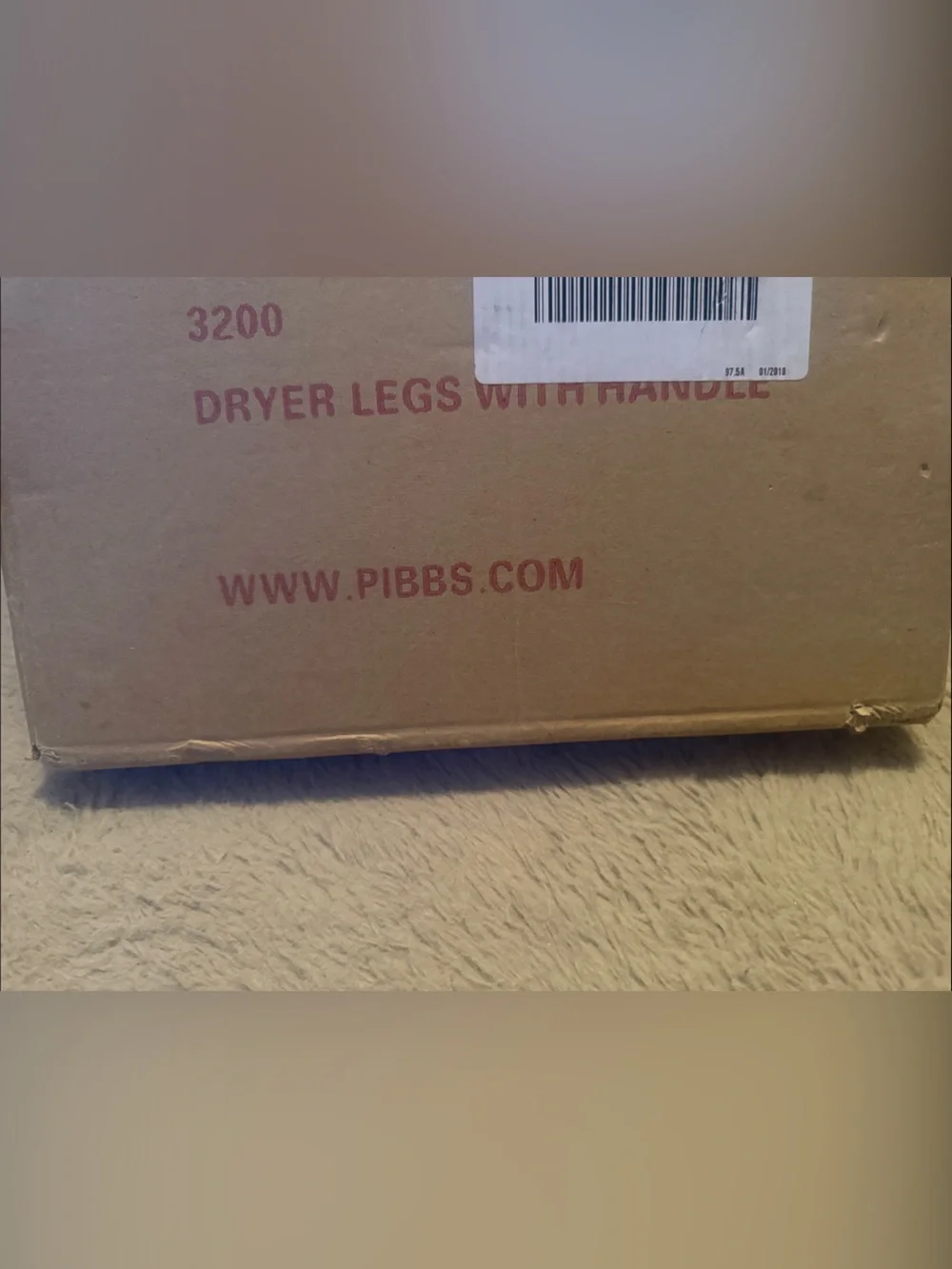 NEW Pibbs 3200 Dryer Wheel & Handle Set